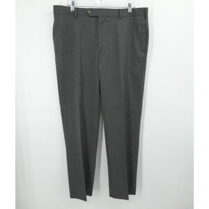 Brooks Brothers Pants Mens 37x30 Gray Madison‎ Wool Dress Business Office
